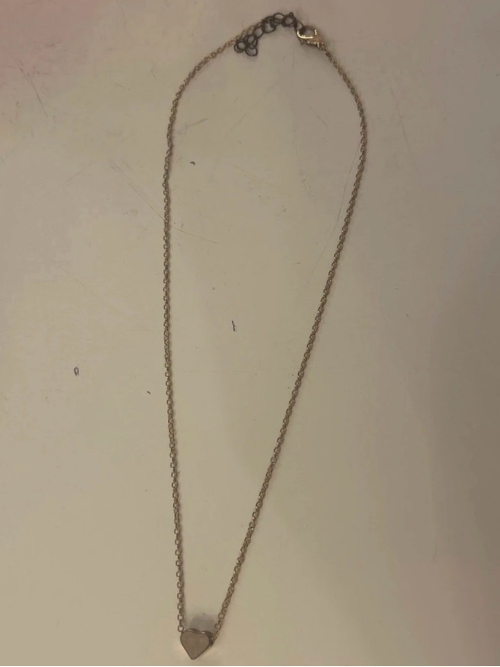 Amazon Gold Heart Pendant Necklace
